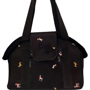 Alfagear Brand Shoulder Style Small Pet Carrier in Black